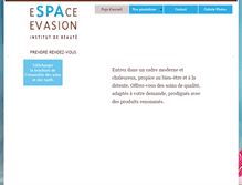 Tablet Screenshot of espace-evasion.net